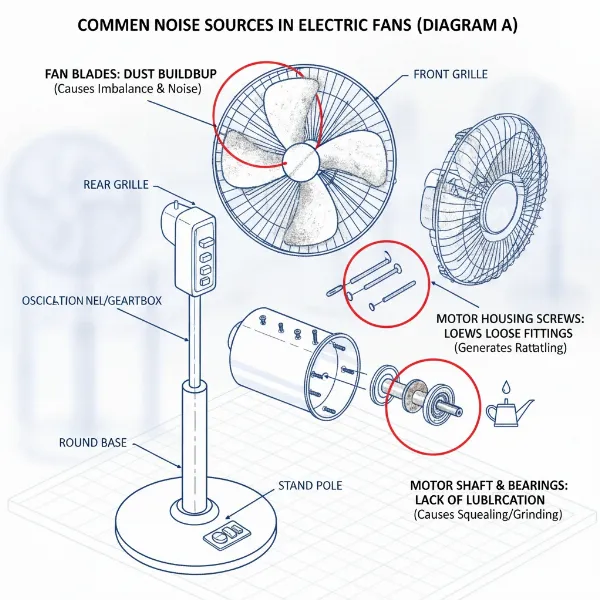 How to Silence a Squeaky Electric Fan: Your 5-Step DIY Guide