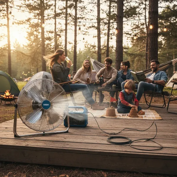 Review: Geek Aire Cordless Outdoor Floor Fan – Your Ultimate Portable Cooling Companion